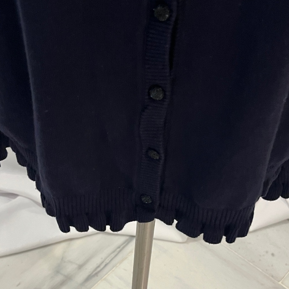 Karl Lagerfeld Black Lace Detail Cardigan - Picture 11 of 12